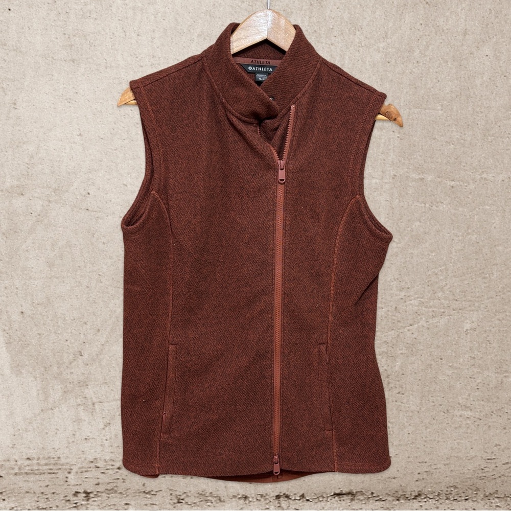 Athleta Fleece Vest MT